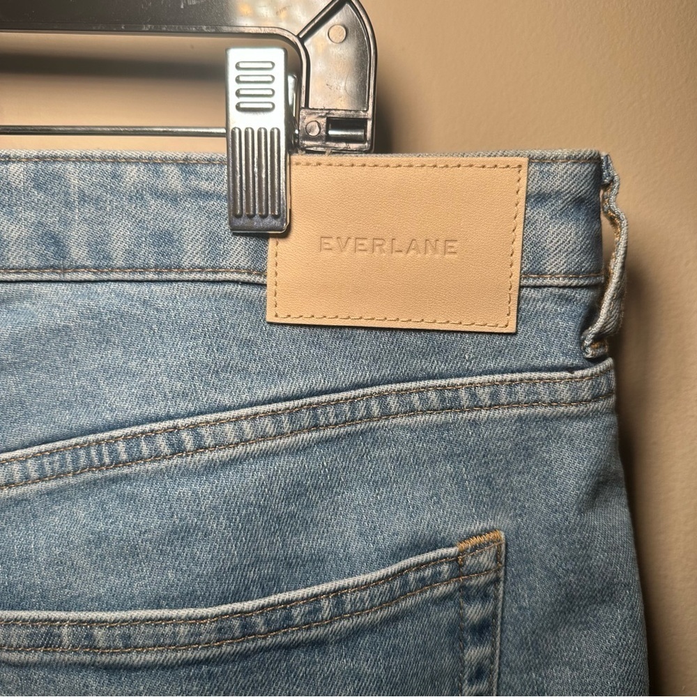 Everlane The Curvy Cheeky Jean High Rise Blue Denim Size 33R - Picture 11 of 11